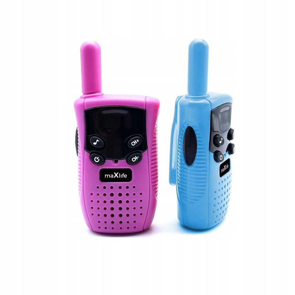 Walkie talkie 2 x Krótkofalówka Zestaw Maxlife telefon dla dzieci
