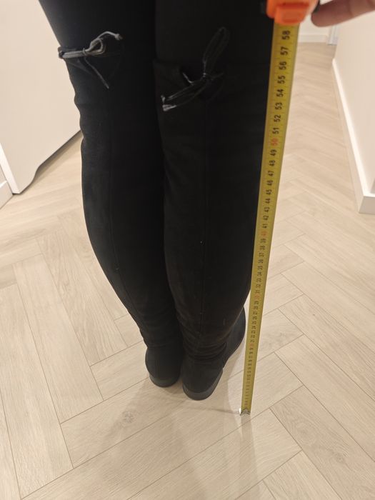 Kozaki za kolano RYŁKO, rozmiar 37