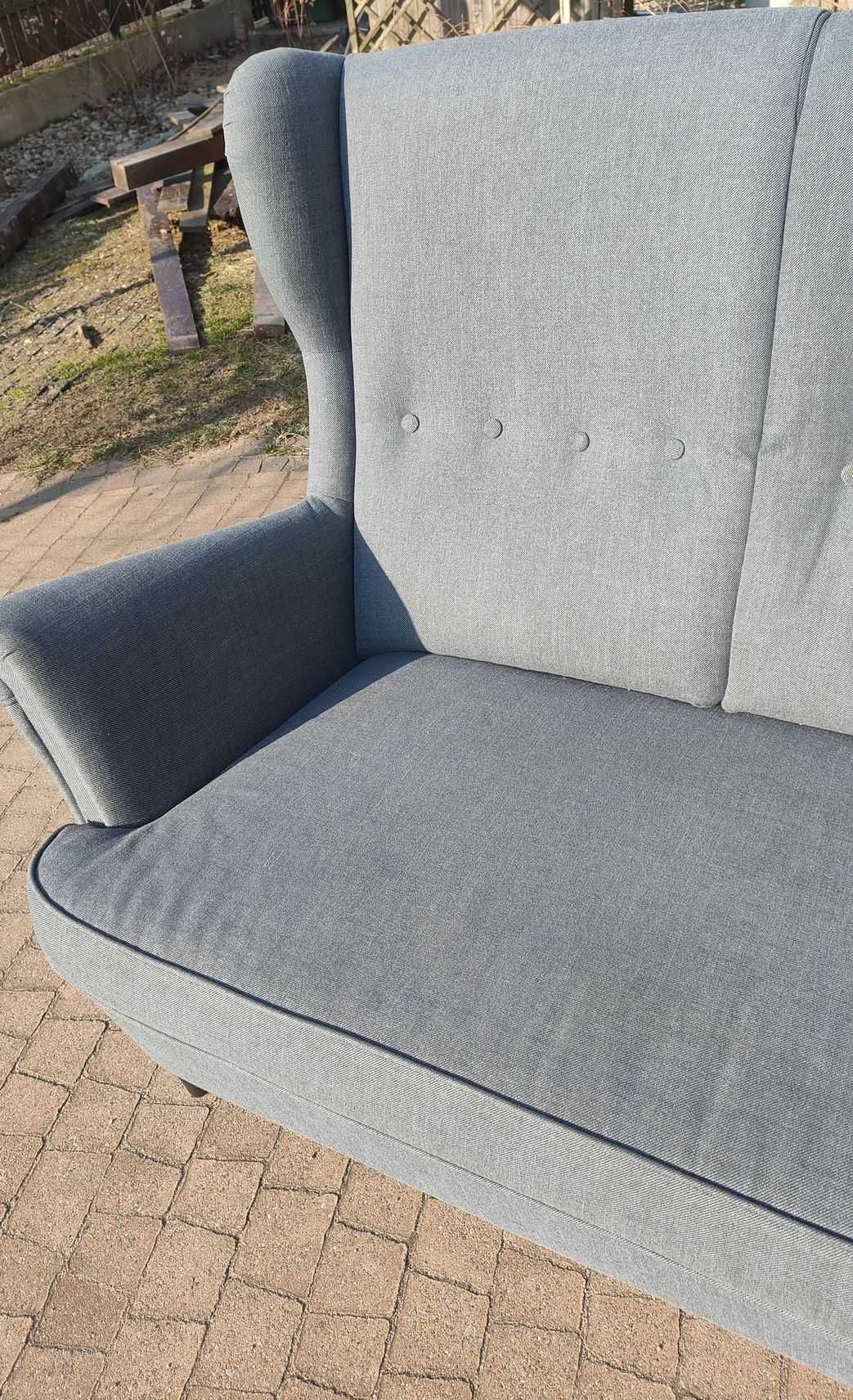 Sofa Ikea STRANDMON szara