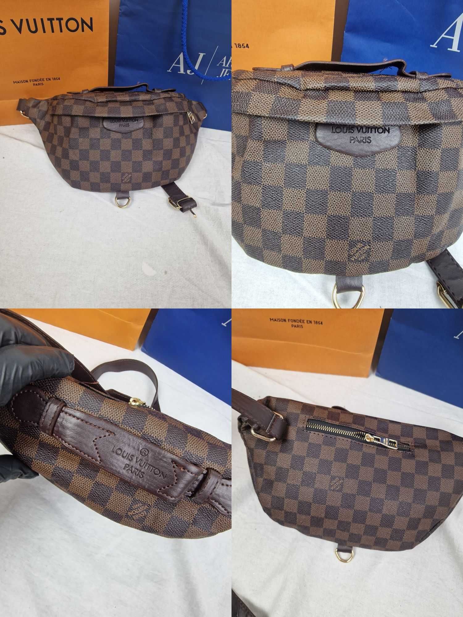 Listonoszka nerka Louis Vuitton wytłaczana nowość premium