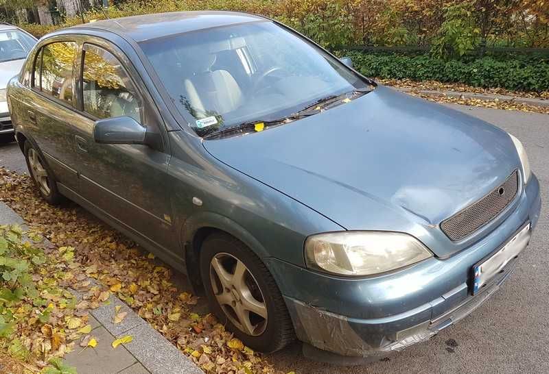 Opel Astra G hatchback, 2001, benzyna 1,6, automat