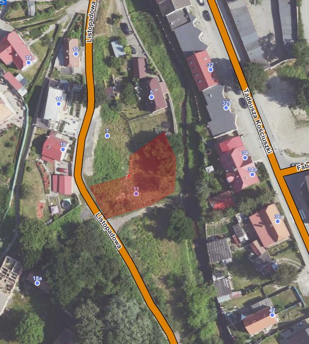 Działka budowlana -ul. listopadowa/Bogatynia