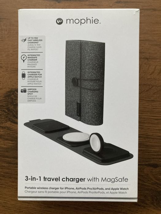 Mophie 3-in-1 Travel Charger with MagSafe (401308654)