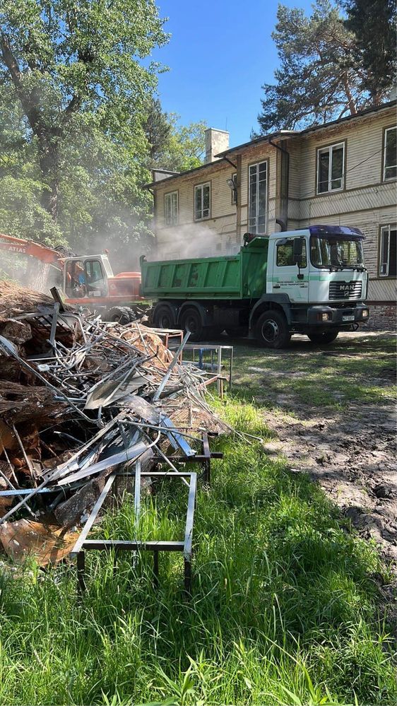 Ziemia piach kruszywa transport koparka wywrotka