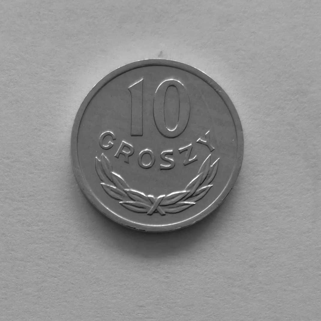 Moneta PRL 10 groszy 1978r.Al.Stan widoczny na zdjęciach.