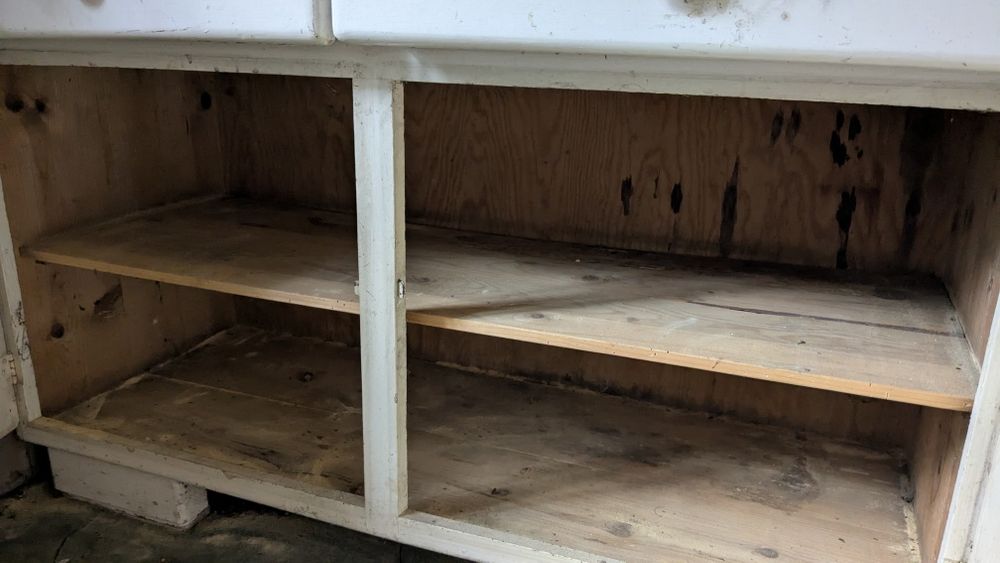 Stary Byfyj Kredens kuchenny PRL