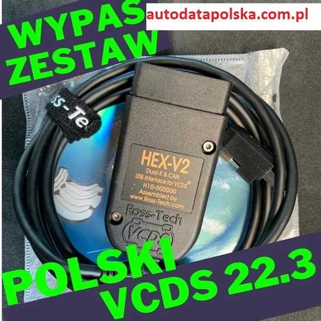 VAG VCDS HEX V2 22.3 interfejs diagnostyczny VW Skoda Audi Seat