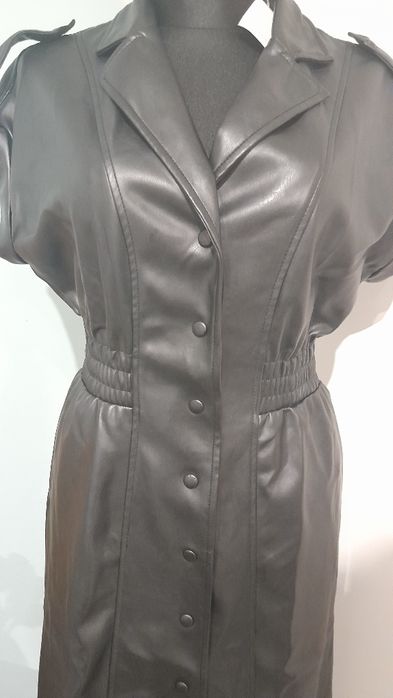 Sukienka z ekoskóry, Reserved, rozmiar S