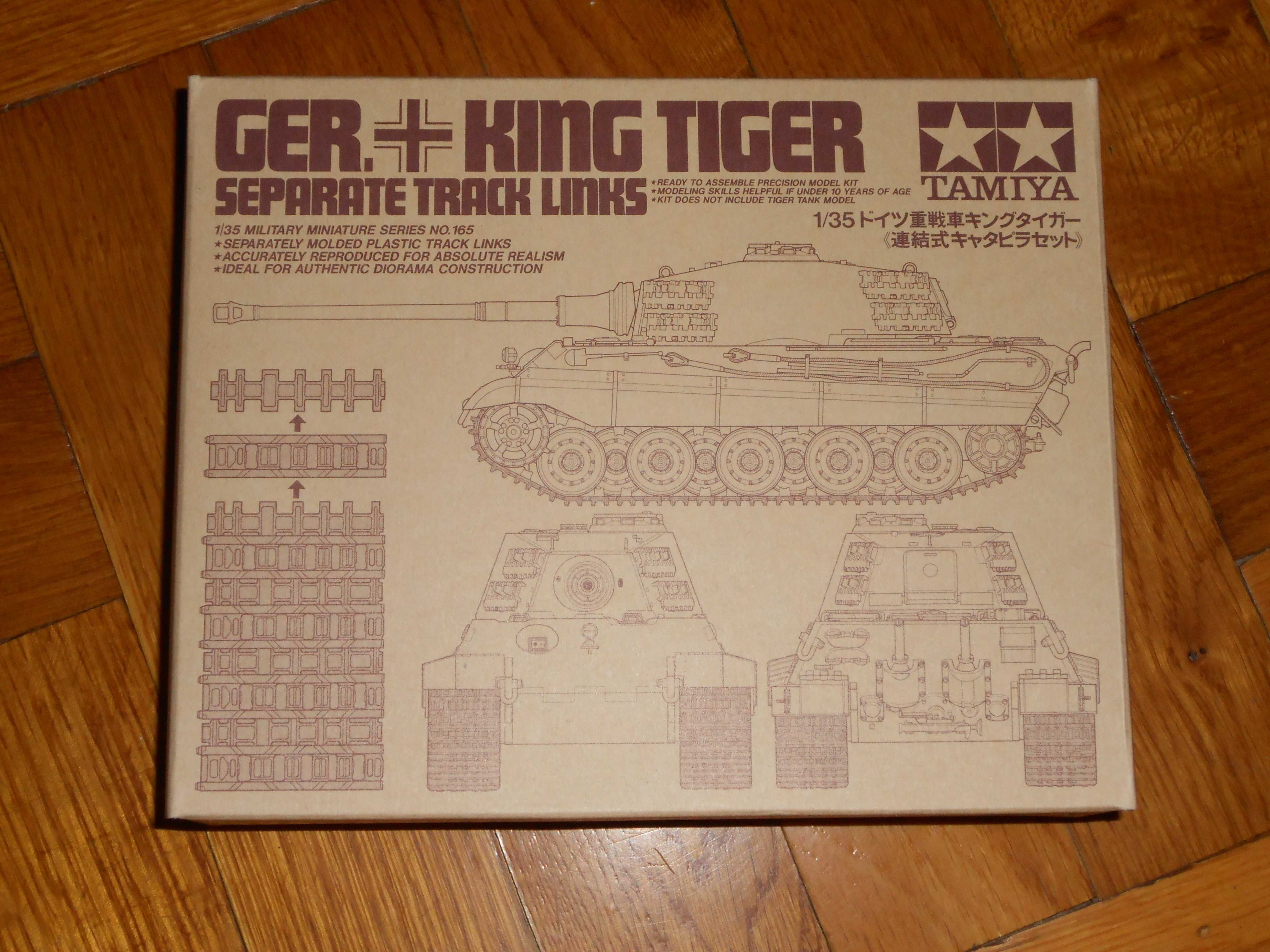 Tamiya 35165 King Tiger Separate Track Links ogniwa gąsienic 1:35