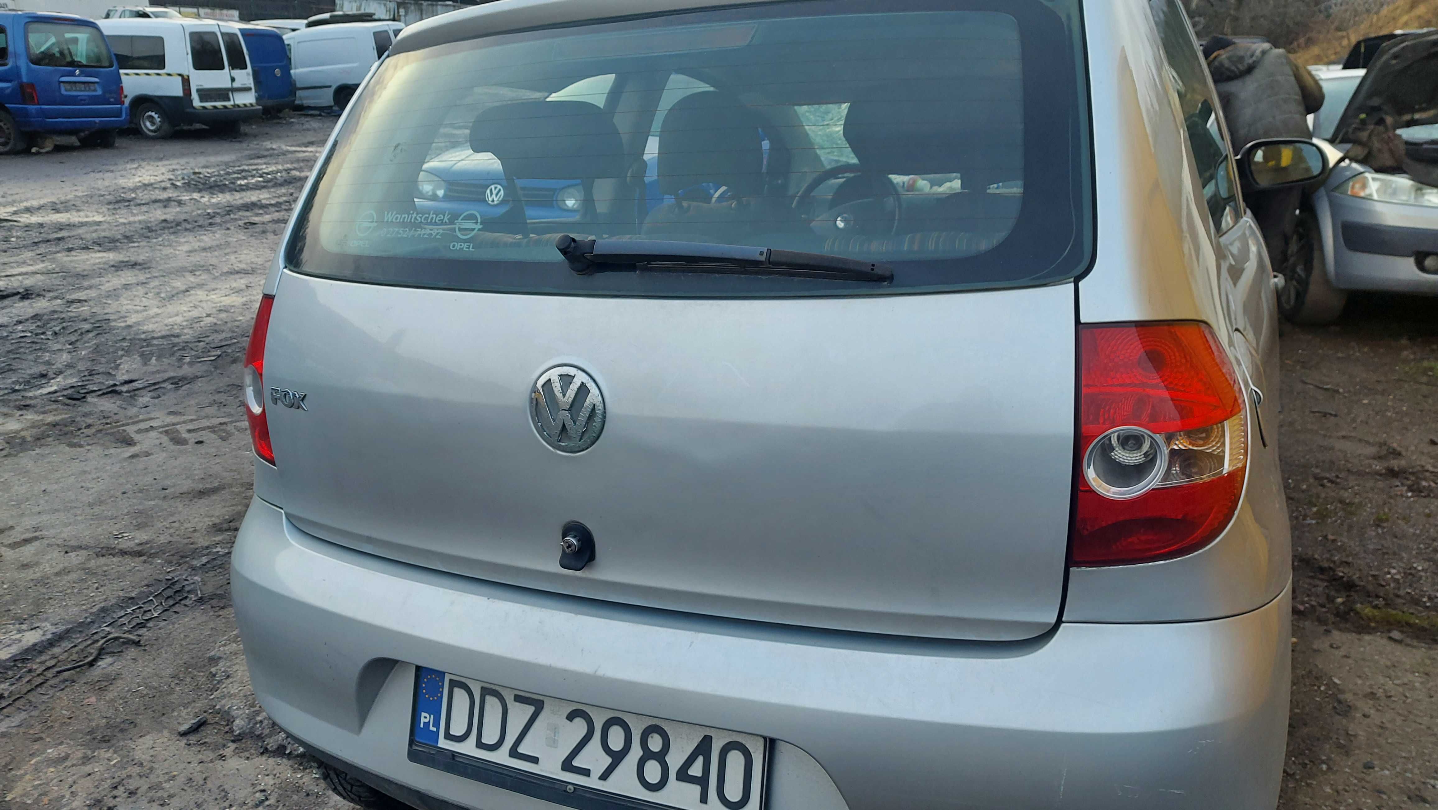 VW Fox 2007' LA7W klapa tylna 3d FV części/transport/dostawa