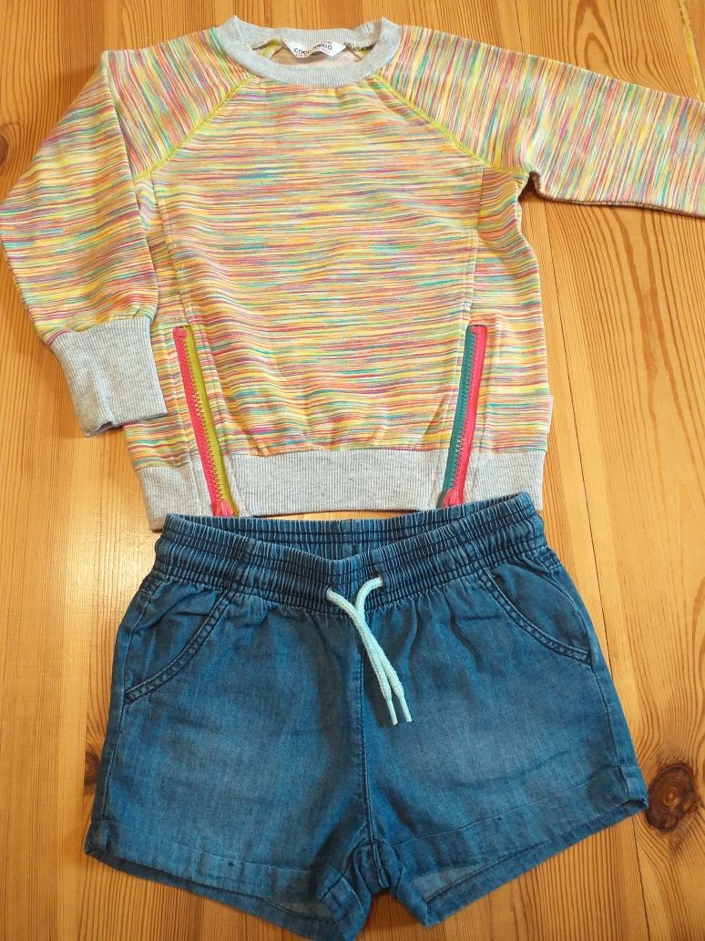 Ubranka dla dziewczynki r.98-104.