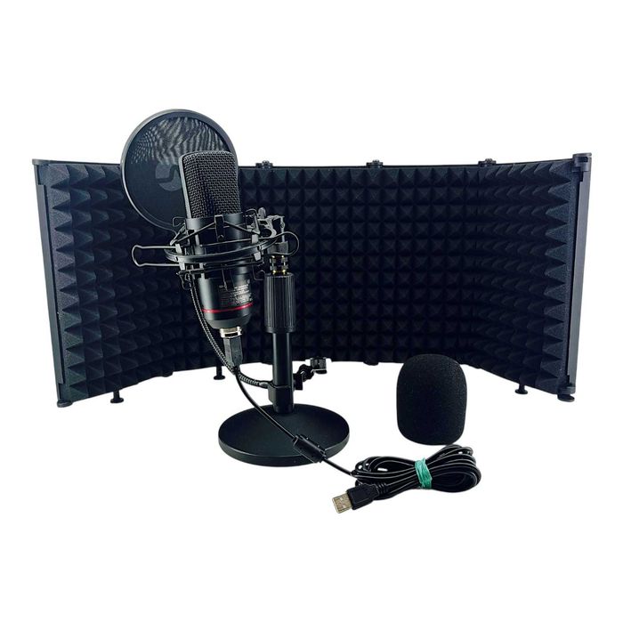 Mikrofon MOZOS MKIT-900PRO Kardioidalny +  osłona wyciszająca