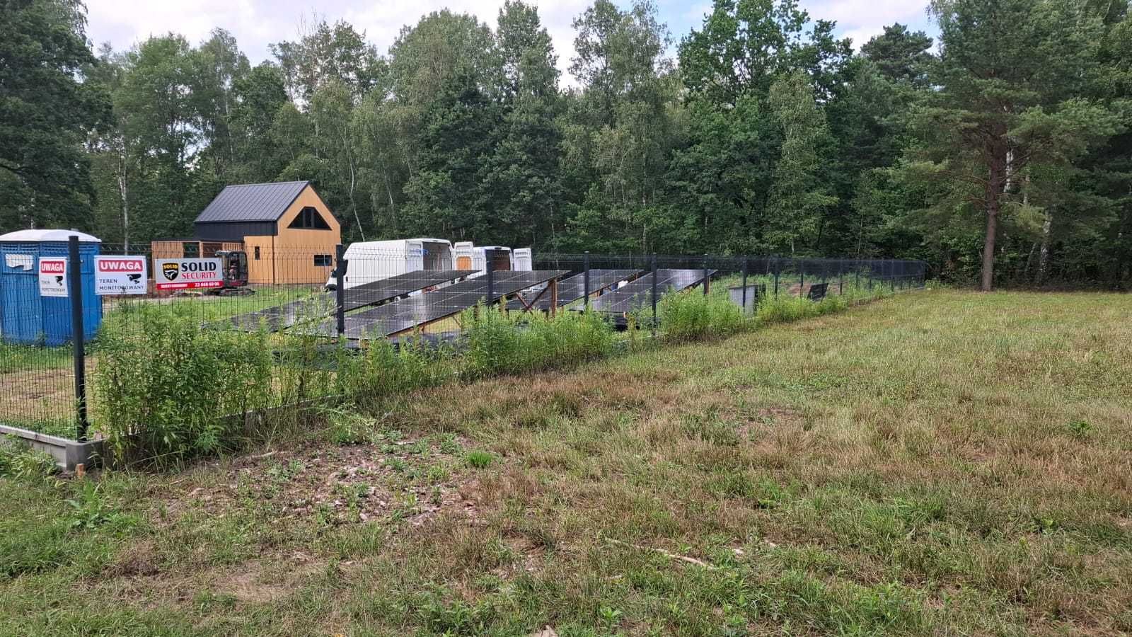 Kafar Palownica Wbijanie konstrukcji fotowoltaicznych