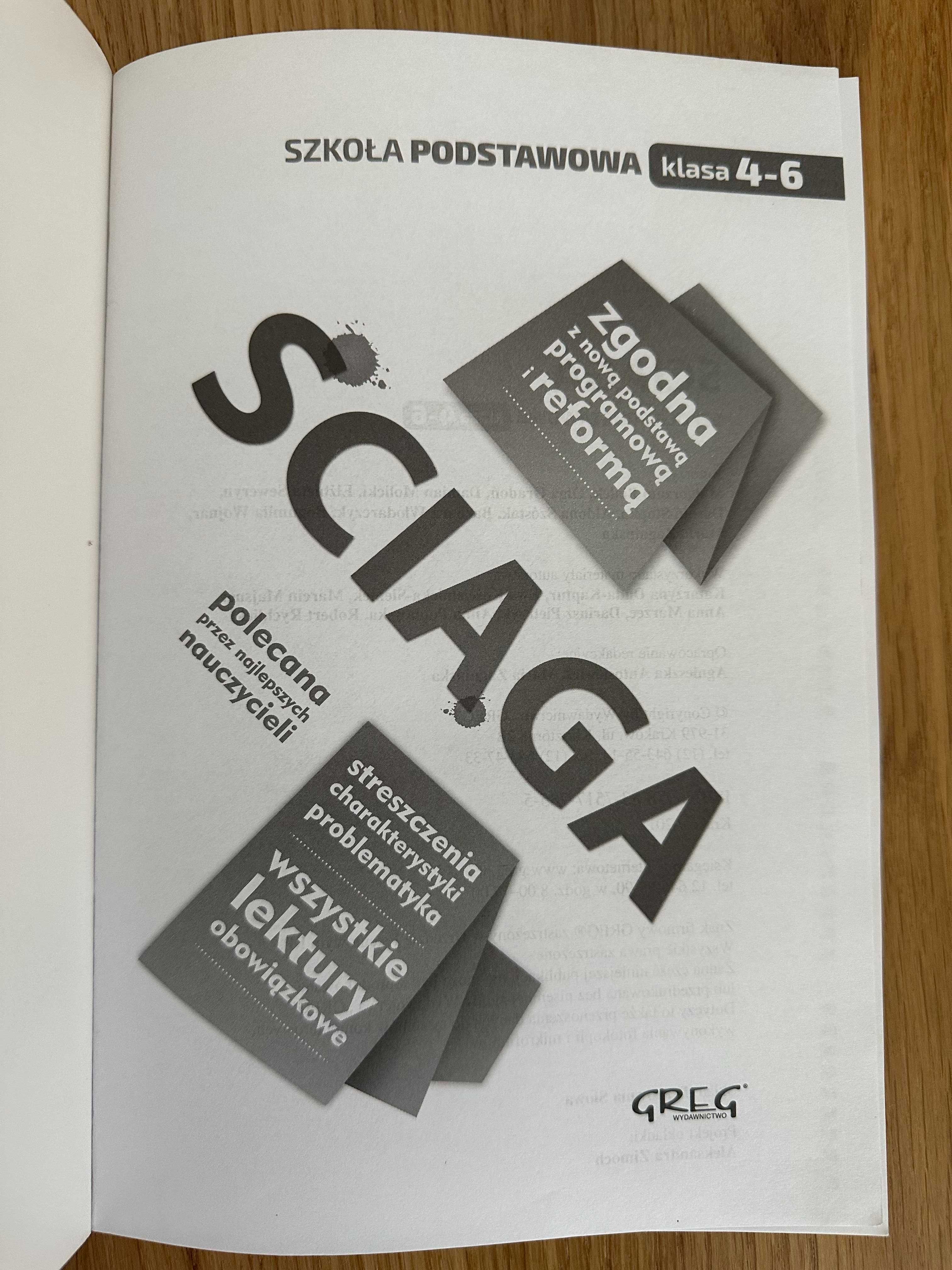 Ściąga klasa 4-6 SzP