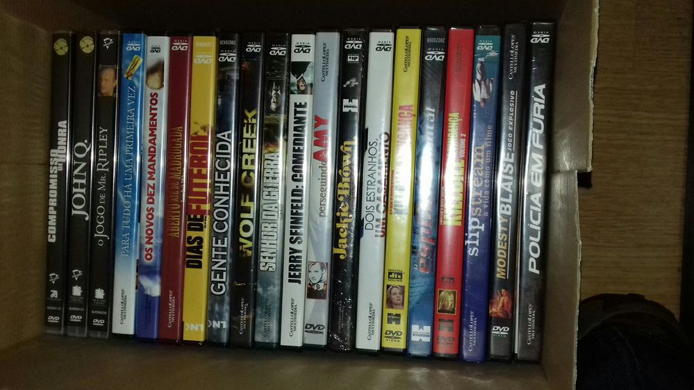 Filmes DVD novos e selados