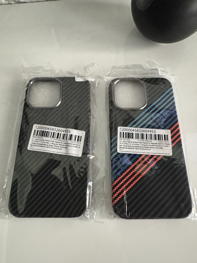 Чехол карбон iphone 15 pro Max с MagSafe