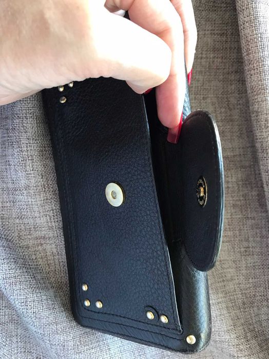 Кошелек Chloé Companion, черный, кожаный