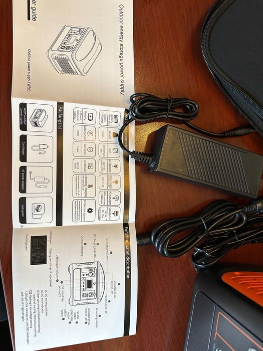 Зарядная станция 600W 568Wh YW500 Portable Power Station