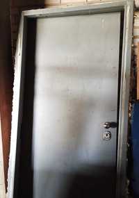 Drzwi metalowe,  ochronne z demontażu