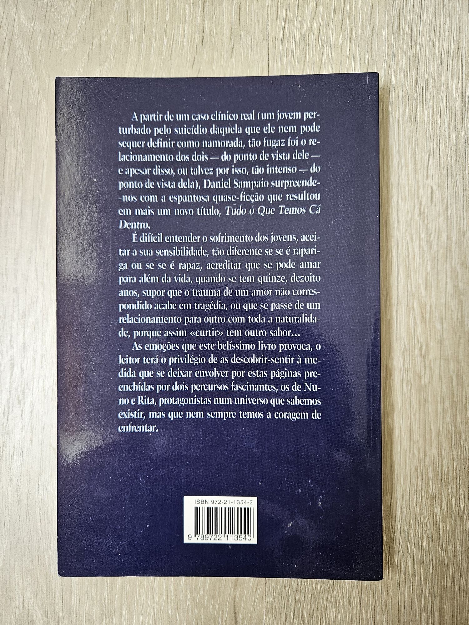 Tudo o que temos cá dentro - Daniel Sampaio