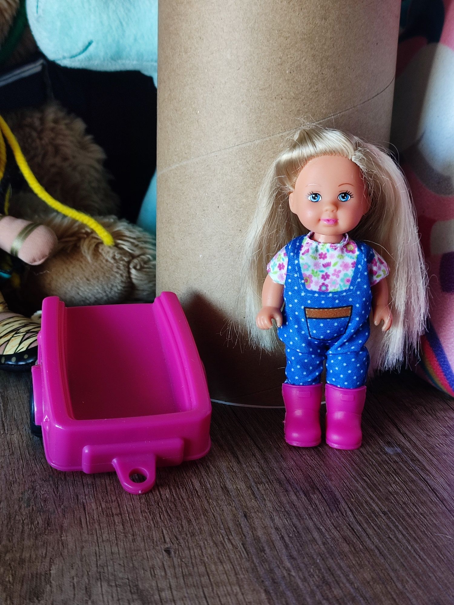 Lalka Simba Steffi Evi love Barbie farmerka z traktorem