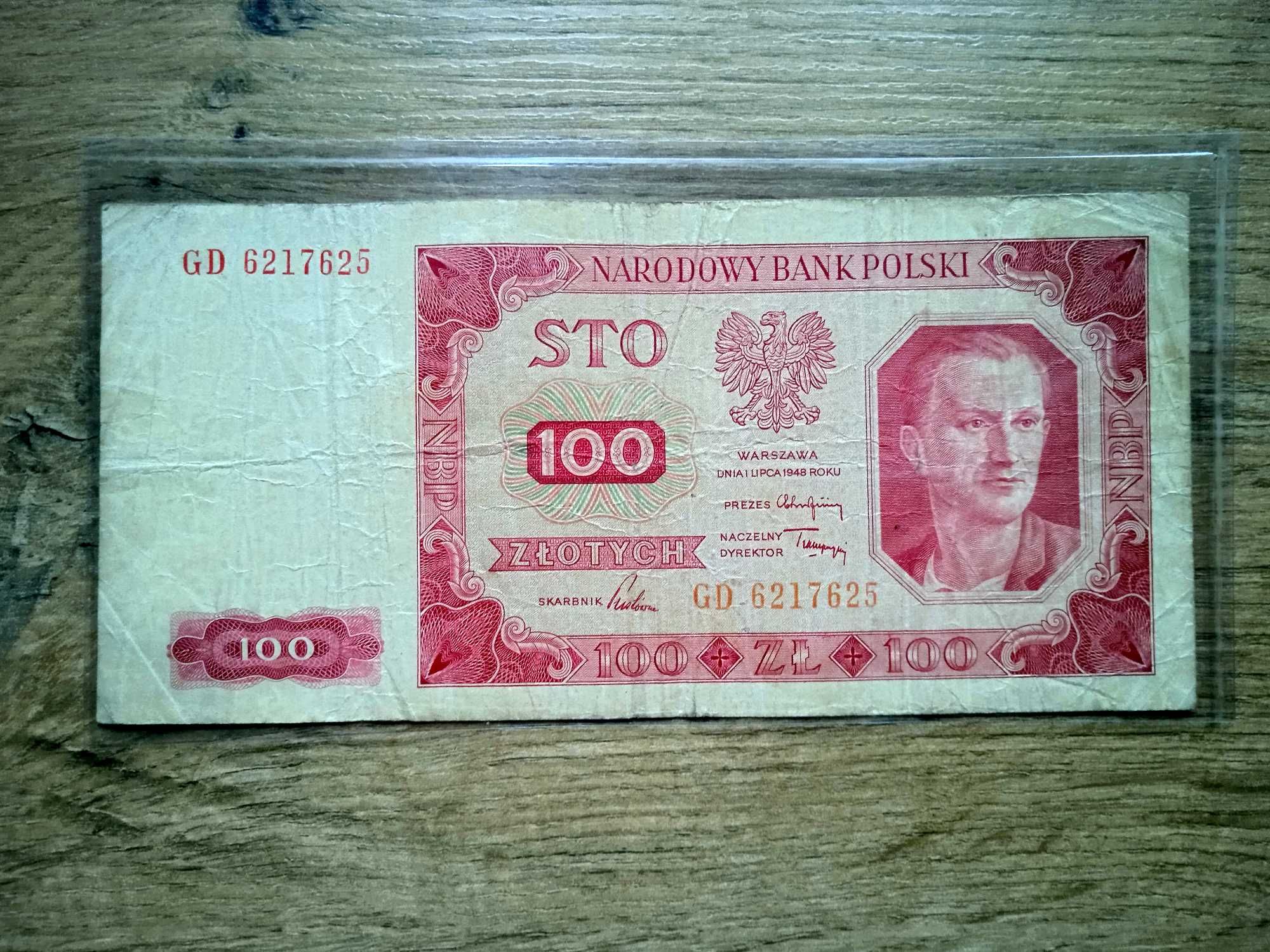 100 zł 1948 - GD  - bez ramki