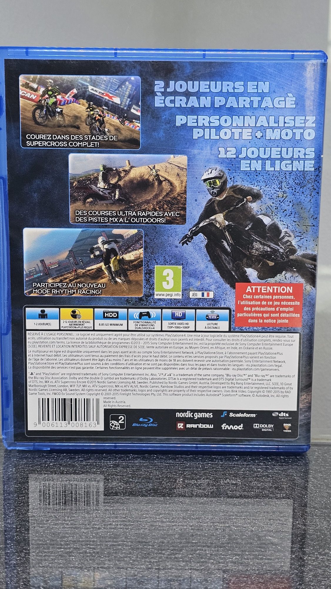 Mx Vs ATV Supercross Encore PS4 Playstation 4