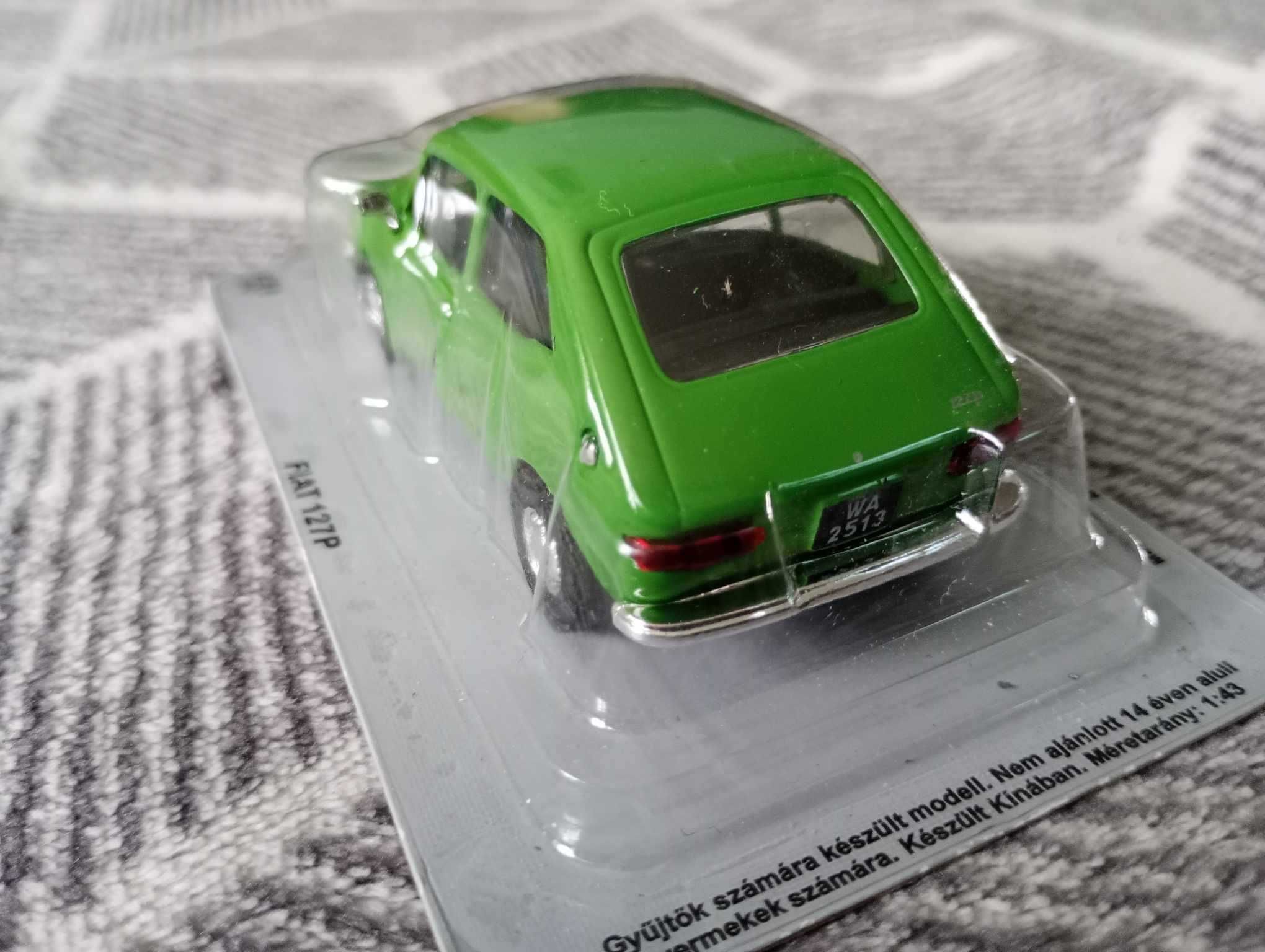 Fiat 127P kolekcja 1:43 Model Deagostini Kultowe Auta PRL-u 1/43