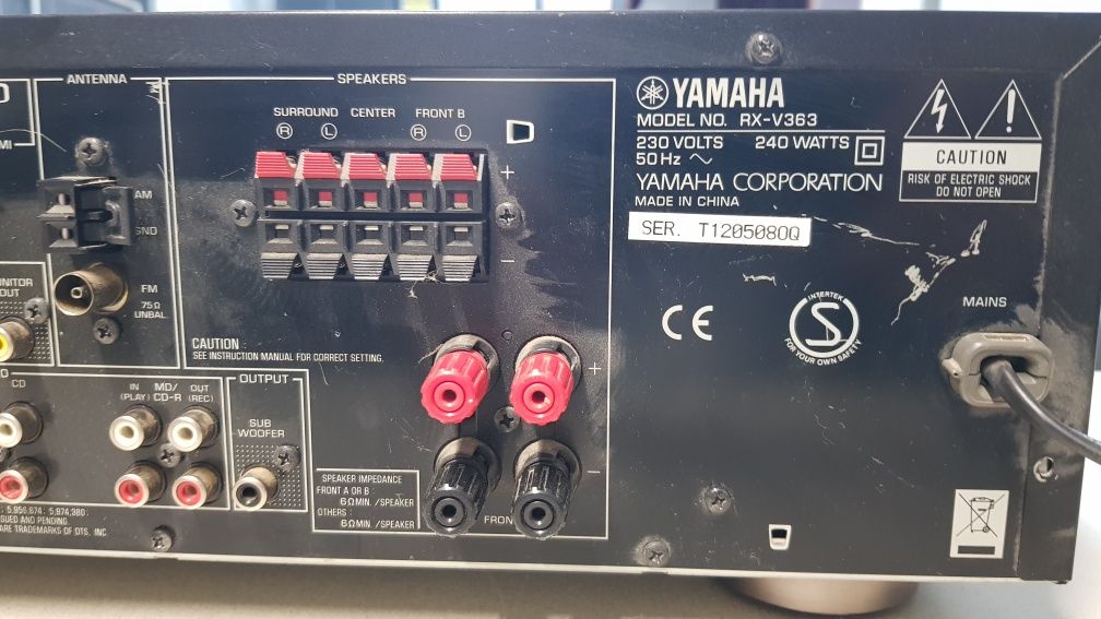 Wzmacniacz Yamaha RX-V363 Klasyk 5.1  Okazja