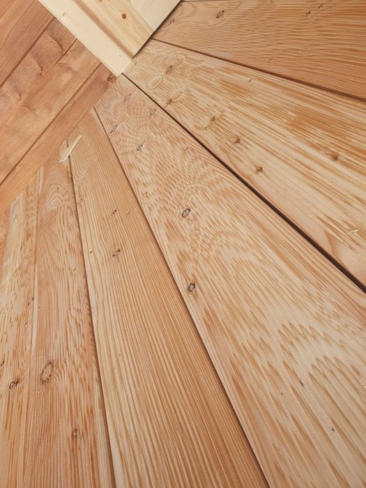 Deska tarasowa 14.5x2.8 kompozytowa ryflowana na Twój taras modrzewiow