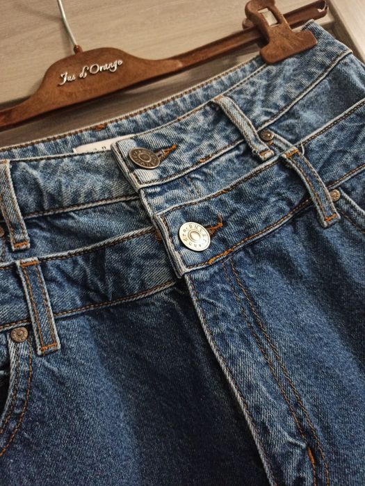 Sandro  Франция стильные джинсы мом