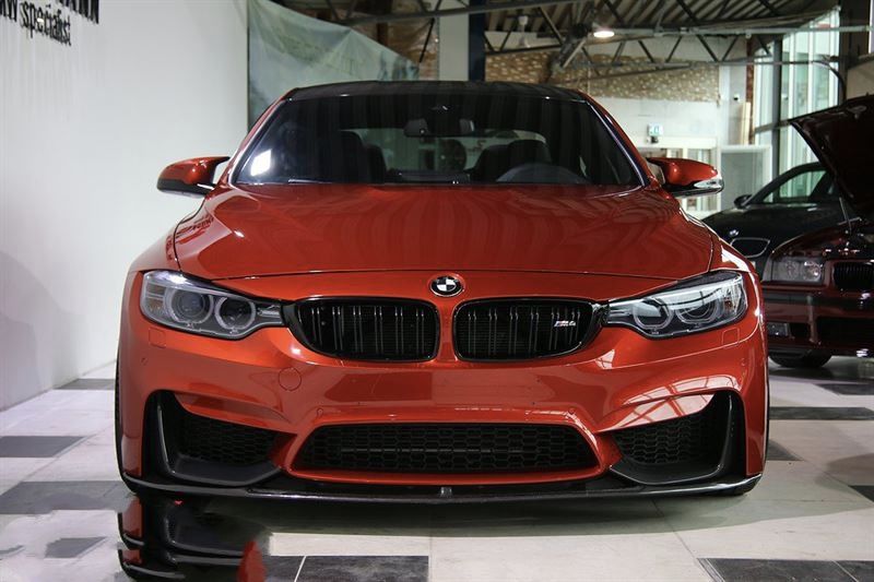BMW F30 F31 F32 F36 M3 Look Dokładka Zderzaka Przedniego  Czarny