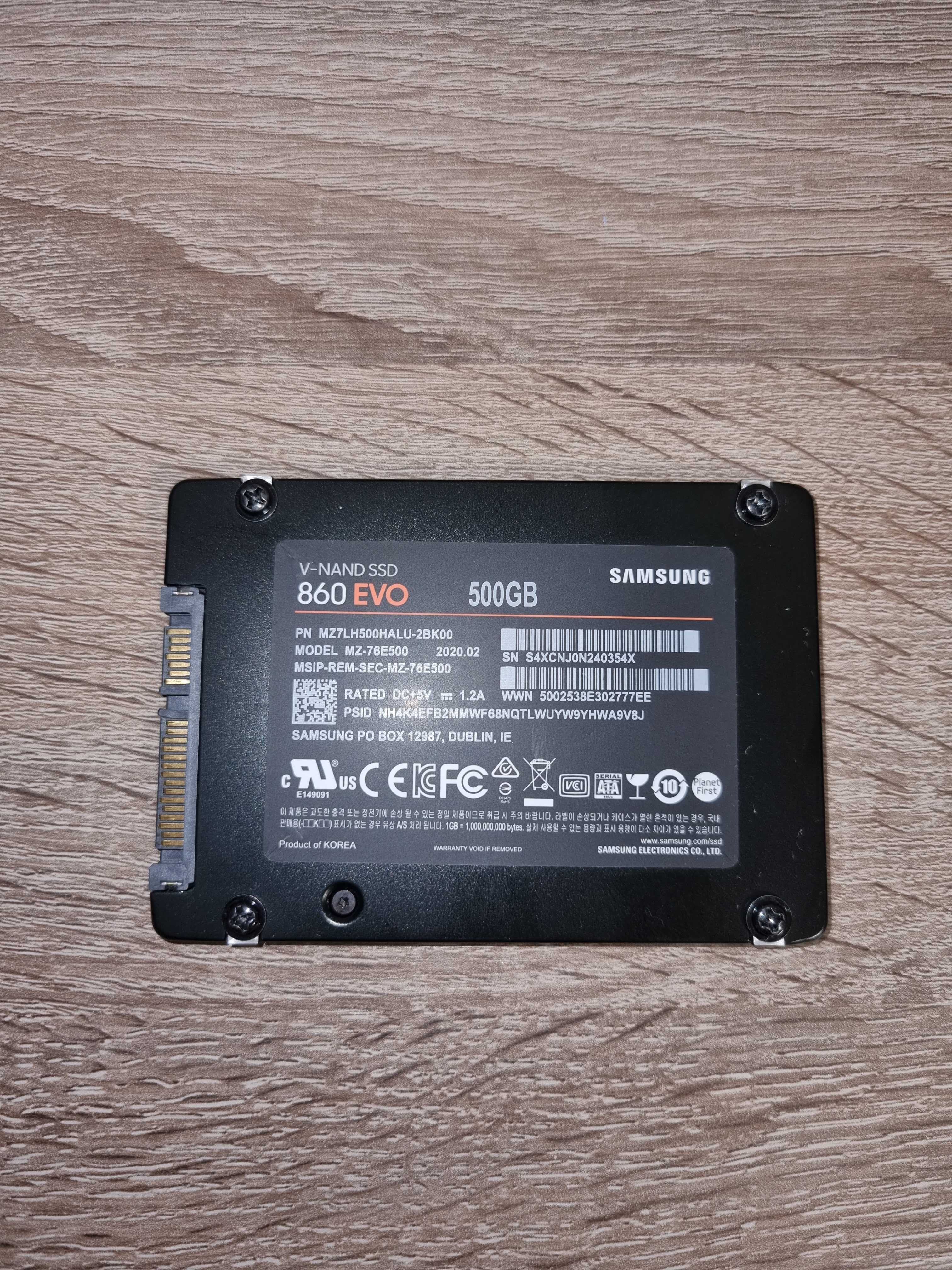 SSD накопичувач Samsung 860 EVO 2.5 500 GB