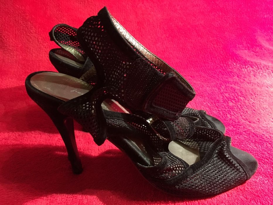 Seksowne Szpilki 38 fiore collection siateczka