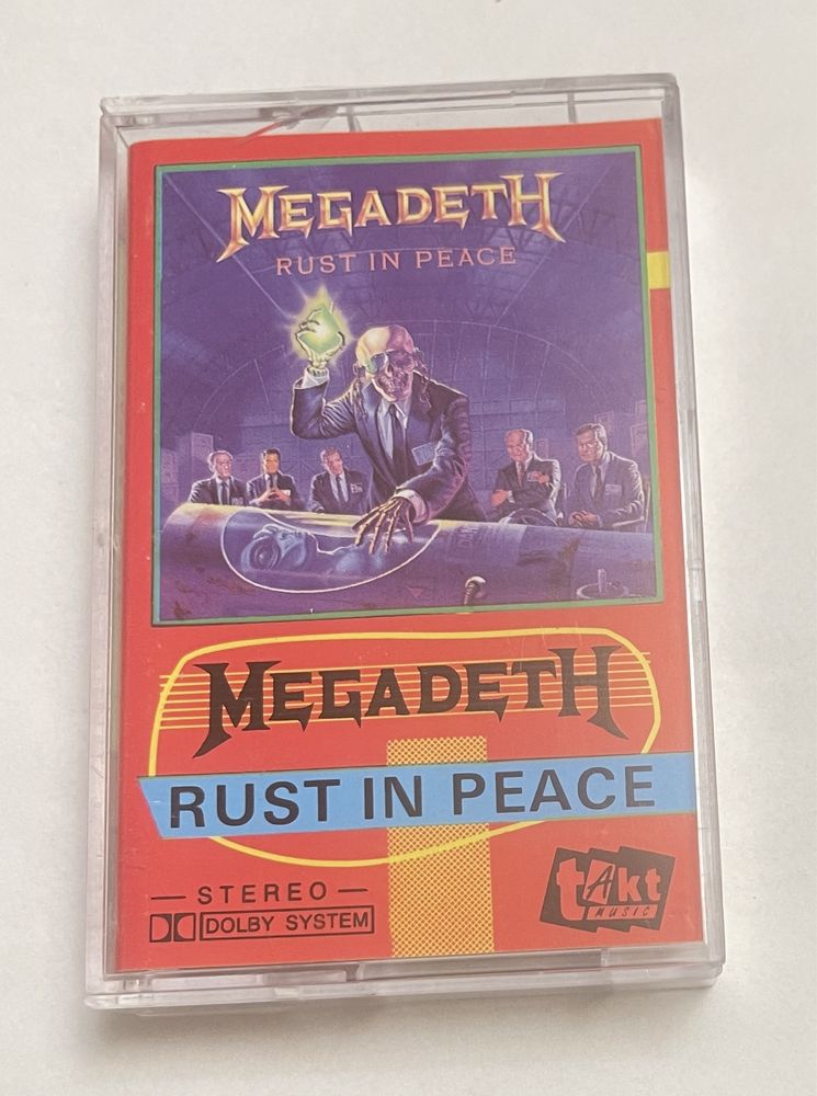 Megadeth Rust in peace kaseta magnetofonowa audio