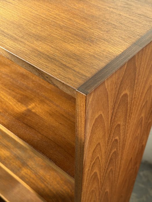 Regał tekowy Dania teak vintage modern drewniany