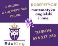 Korepetycje z matematyki, angielskiego i innych przedmiotów