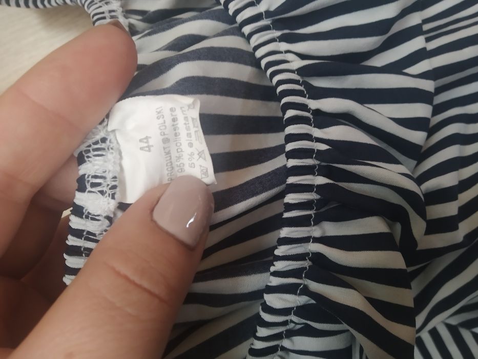 Sukienka czarno-biała