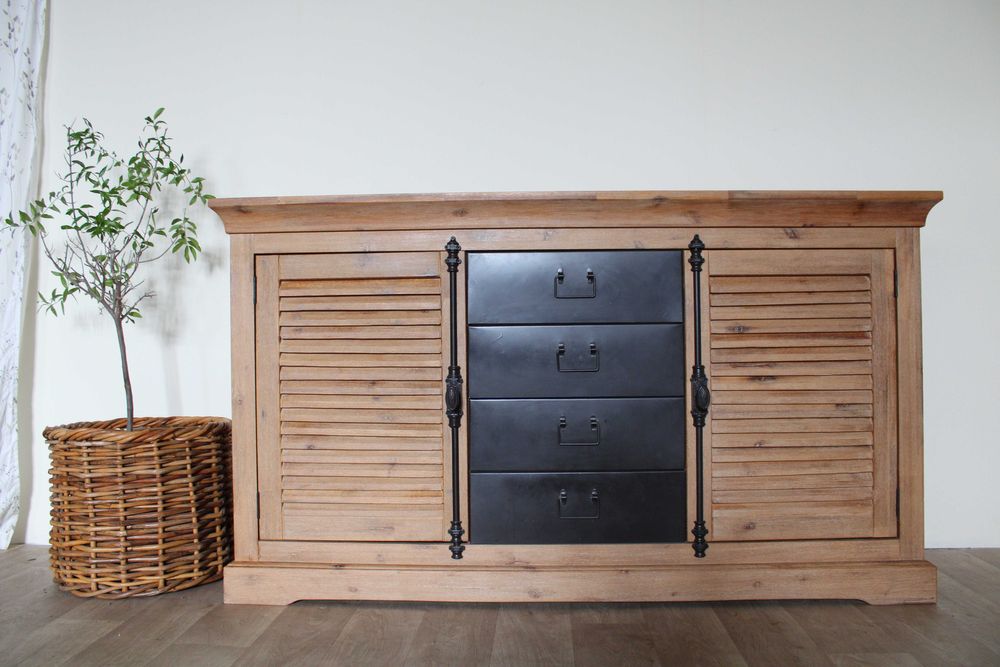 Komoda rustykalna wiejska akacjowa