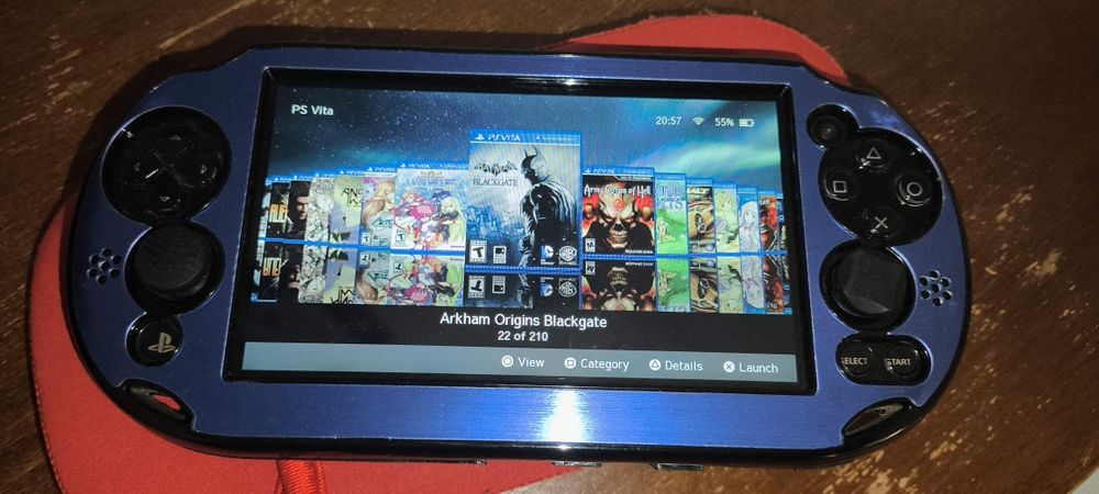 Sony ps vita com capa e cartao 512gb