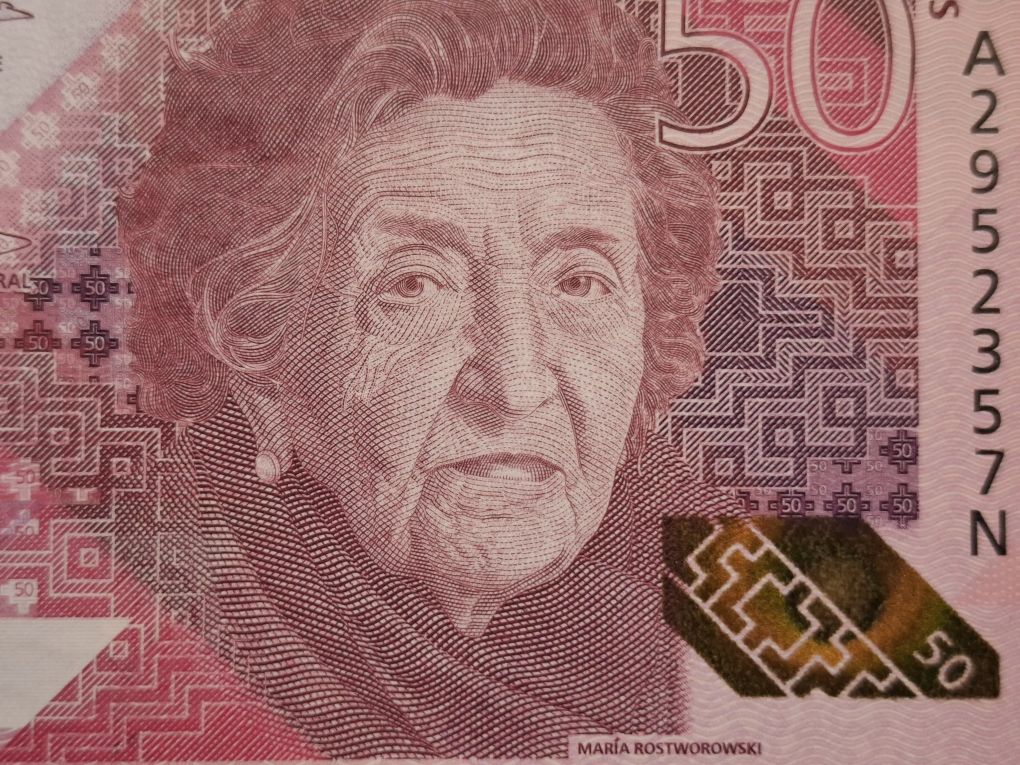 Banknot 50 Soli PERU - Maria Rostworowski