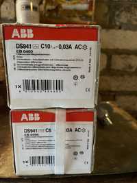 Дифавтомат ABB DS941-C 6/C 10 тип AC