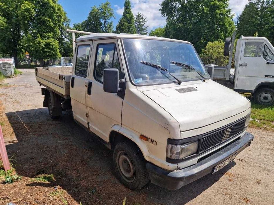 FIAT Ducato skrzyniowy - na części - uszkodzony silnik