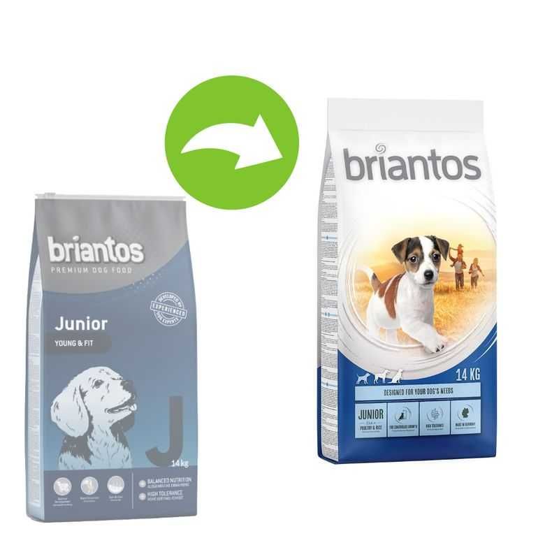 Karma sucha dla psa Briantos Junior Young & Fit 10-14 kg