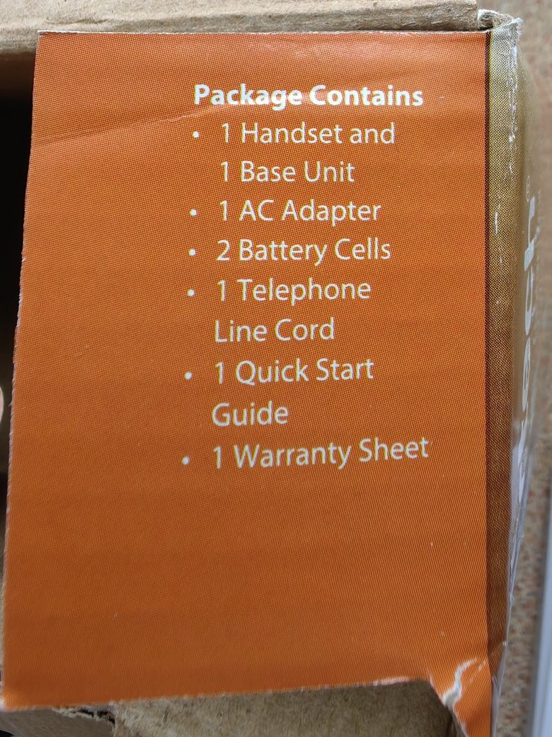 Telefon stacjonarny bezprzewodowy Vtech CS1200-B Interkom 1 kpl