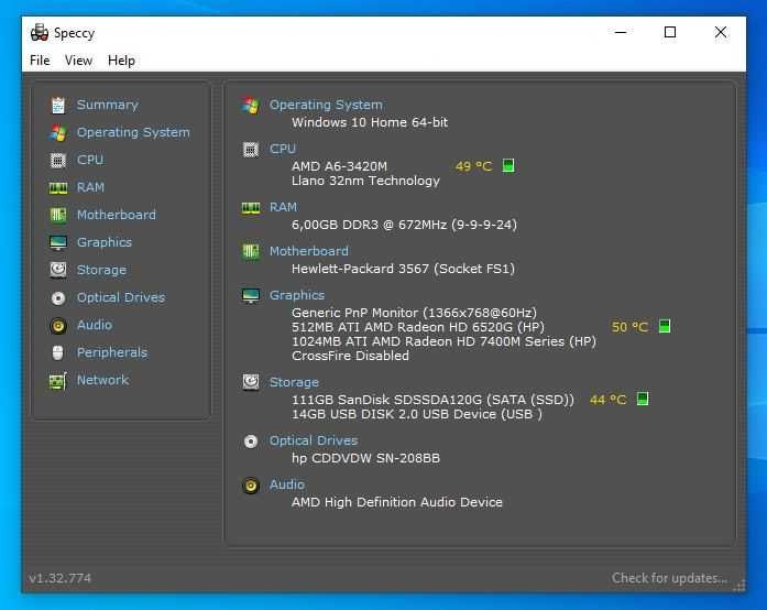 PC Portátil HP AMD