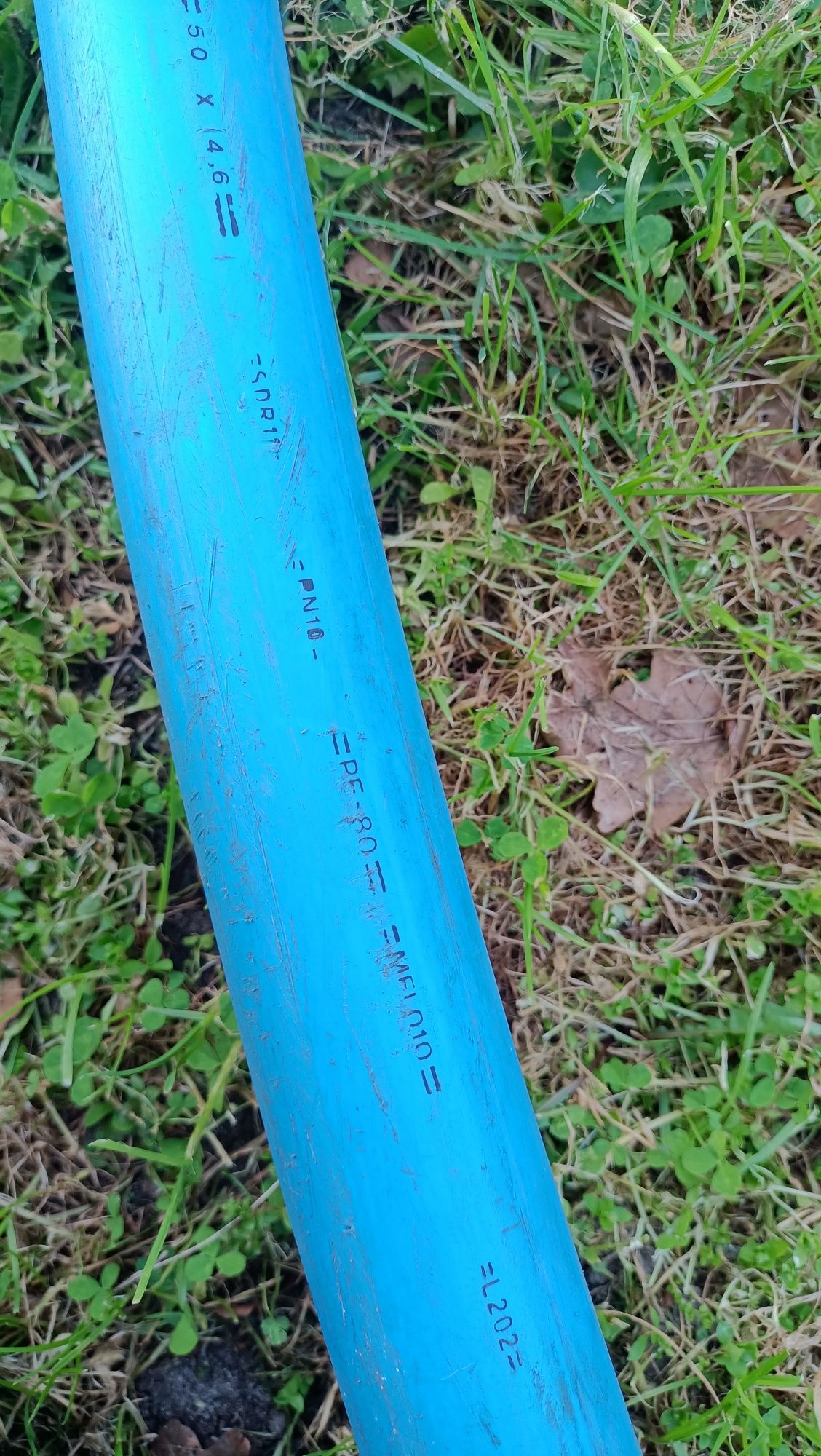 Rura Wodociągowa PE 80 PN 10 32 x 2,4 Niebieska Przyłącze