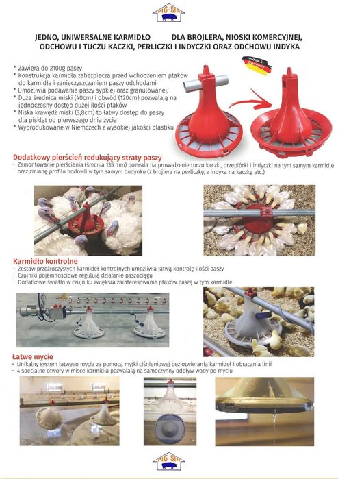 Linia karmienia, karmidło kontrolne, precyzja dla nowoczesnej fermy