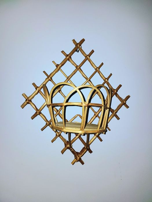 Kwietnik wiklinowy wiszący 2 szt