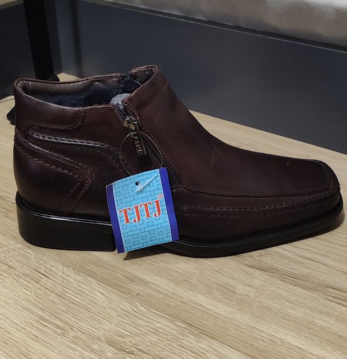 Шкіряні зимові черевики